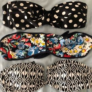 Size small bikini top lot